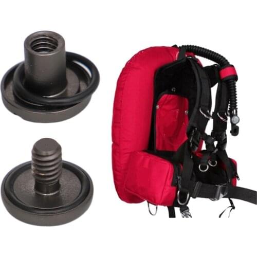 Lot 2 BCD Backplate Book Screws Stainless Steel Tech Scuba Diving Diver Accessories M8x10mm