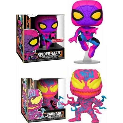 NEW Arrival Funko Movies Series Spider-man #652 Venom Carnage #678 PVC Vinyl Model Action Figure Toys for Children Gift