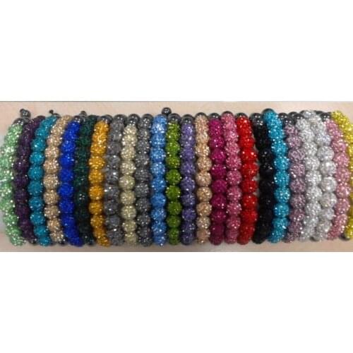 Wholesale hot fashion!10 free shipping Ball Beads ixed ulticolor Bracelet Bangles new style gift