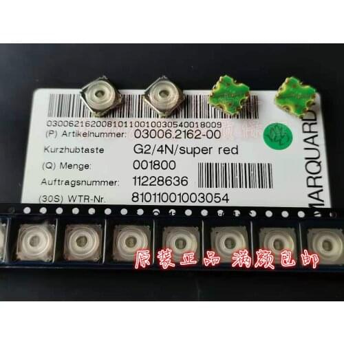 Original New 100% touch switch 10*10*4 waterproof and dustproof silicone button with light emitting white light red light