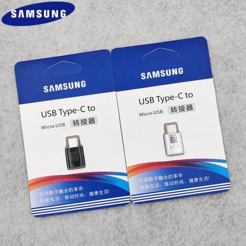 Micro USB To Type C Adapter Original Samsung Type C Converter USB3.1 Charge For Galaxy S10 S9 S8 Plus Note 10 Lite A50 A70 A90