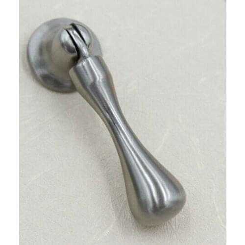 53mm single hole shaky pendant kitchen cabinet knobs,stain silver zinc alloy drawer dresser wardrobe handles pulls knobs