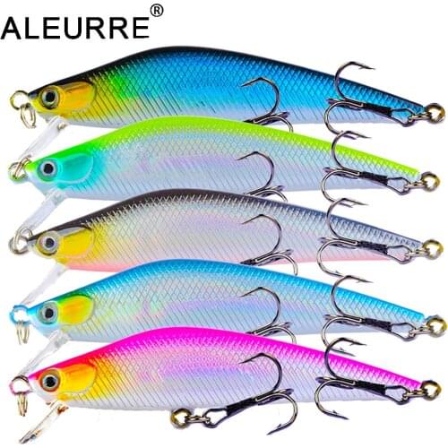 Fishing Wobblers Lure For Fishing Minnow 7.5cm 7g All Goods For Fish Lures Artificial Bait Pencil Feeder Luminous Fishing