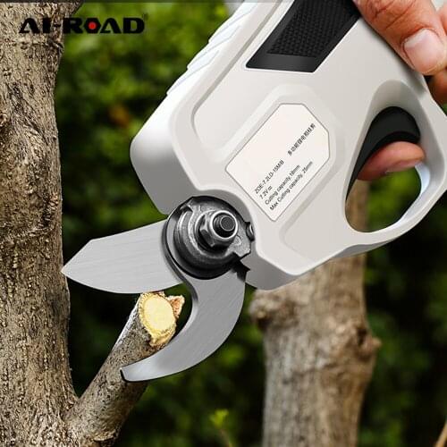 Lithium Pruning Shears 7.2V Cordless Electric Rechargeable Secateur Branch Cutter Electric Fruit Pruning Tool Garden Pruner
