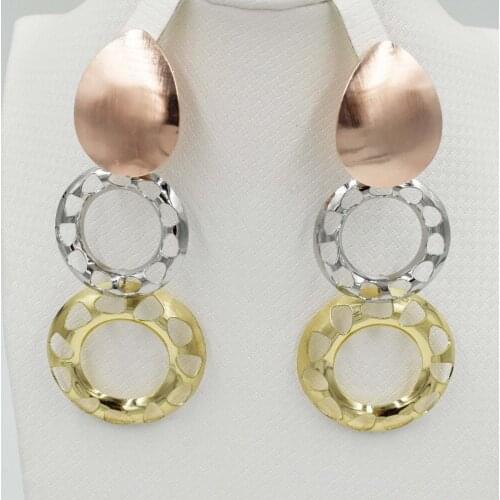 Earrings For Women Long Drop Dangle Earrings Copper 2016 New Design Fashion Trendy Brazilian Party Wedding Daily