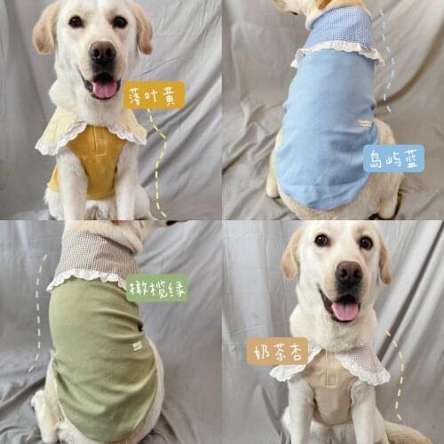 Cute big dog clothes summer stretch comfortable dog shirt dog vest suitable for large dogs small dogs