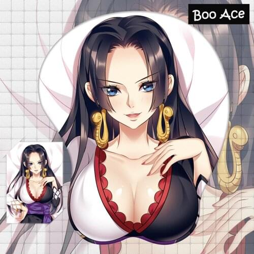 One Piece Boa Hankokk 3D Mouse Pad with gel wrist rest
