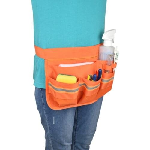 Waiter Waist Belt Tool Bag with Pockets KTV Dining Cleaning Tool Storage Bag Hotel Restaurant Cleaner