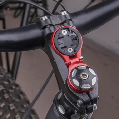 Bike Computer Mount Stem Stopwatch GPS Support Folding Top Cap Adjustable Angle Cycling Bracket Aluminum Alloy For Garmin Edge