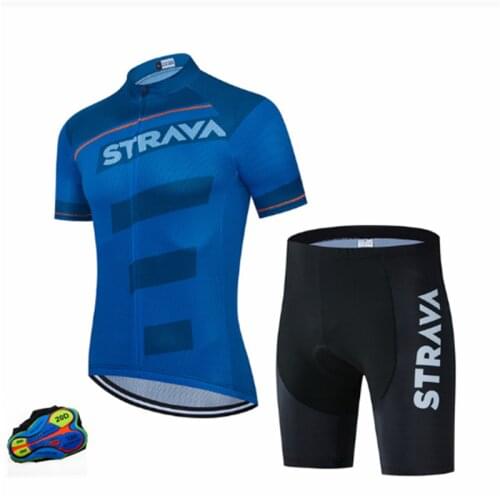 2021 Time-limited New Men Team Strava Cycling Clothing Bicycle Summer Pro Jerseys 20d Gel Pad Short Bike Jersey Ropa Mens