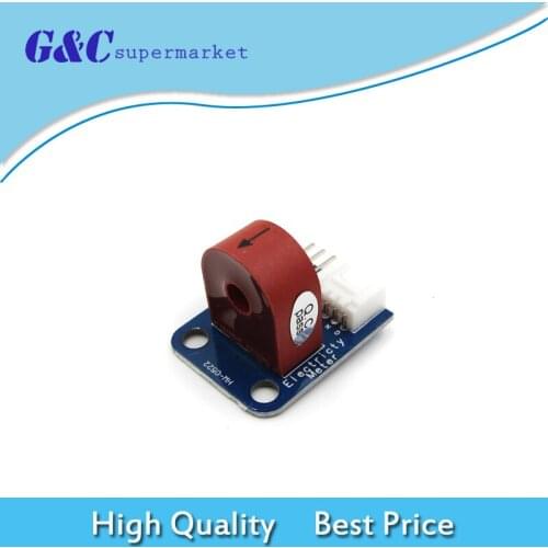 AC 5A Ammeter Electricity Sensor Module Board For Arduino Analog Current Meter Module Brick 5V I/O A12-100 Current Transformer