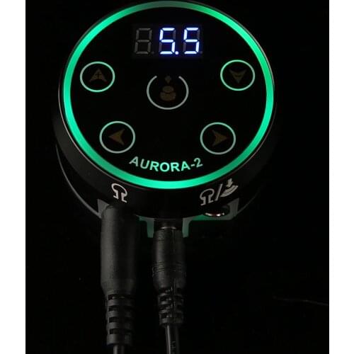 Aurora 2 Tattoo Power Supply Upgrade Digital LCD Power Supply With Power Adaptor Mini Led Touchpad Tattoo Supplies