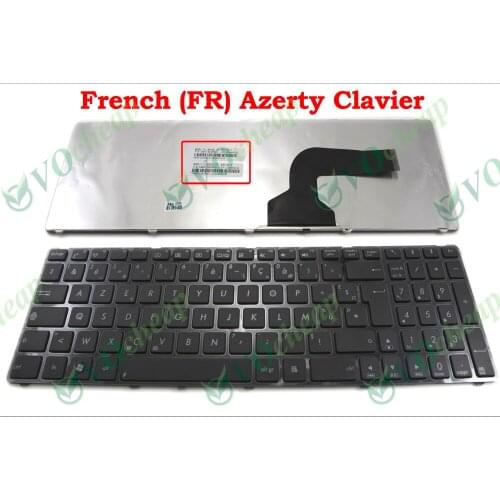 FR Laptop keyboard for Asus K52JT K52JE K52DR K52N K52JK K52JC K52F K52JR K53E K53SM K53SV K53SJ K73SV K72DR K72F K72J French