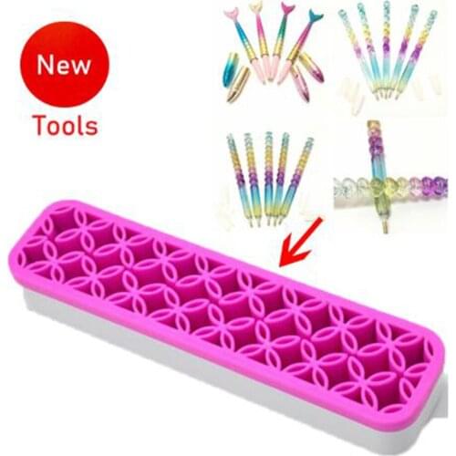 5D DIY diamond painting tool diamond embroidery pen holder point drill pen storage box diamond embroidery accessories a186
