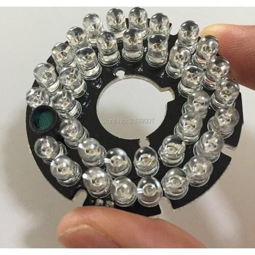 Lihmsek CCTV Accessories infrared light board 36 Grain 850nm IR LED board for Surveillance cameras night vision diameter 53mm
