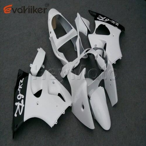 ABS motor fairing for ZX6R 2000 2001 white 2002 ZZR600 2005 2006 2007 2008 Motorcycle panels Injection mold