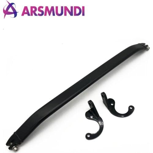 Front Strut Bar Black for 92-00 Civic EG EK/93-97 Del Sol/94-01 Integra DC2