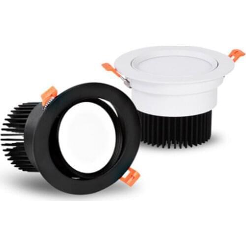 Dimmable Recessed COB LED Downlight 7W 9W 12W 15W 18W 20W 25W 35W LED Ceiling Spot Light AC85~265V LED Lamp Indoor Lighting