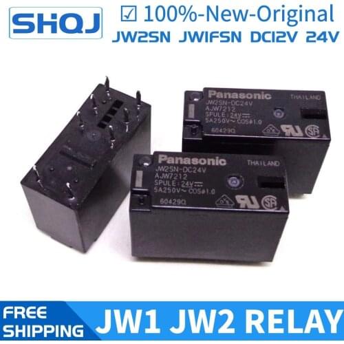10PCS RELAY JW1FSN JW2SN DC12V DC24V JW1FSN-DC12V JW1FSN-DC24V JW2SN-DC12V JW2SN-DC24V Brand new and original relay