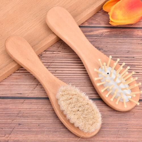 Newborn Brush Soft Bristles Brush Infant Hair Care Tool Baby Gift Baby Shower New