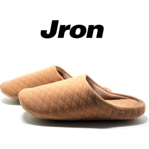 Jron 2017 Lovers Cotton Fabric Slippers Indoor Floor Shoes Solid Fashion Slippers Summer Spring Soft Sole For Women And Men