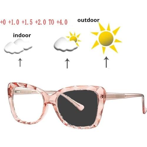 Sun Photochromic Progressive Multifocal Lens Reading Glasses Men Women Presbyopia Hyperopia Eyeglasses See Near & Far Reader NX