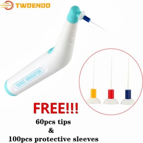 Dental Basic Instrument Endo Cleaning Single Press Button Sonic Irrigator Sonic Activator for Endo Root Canal with 60pcs Tips