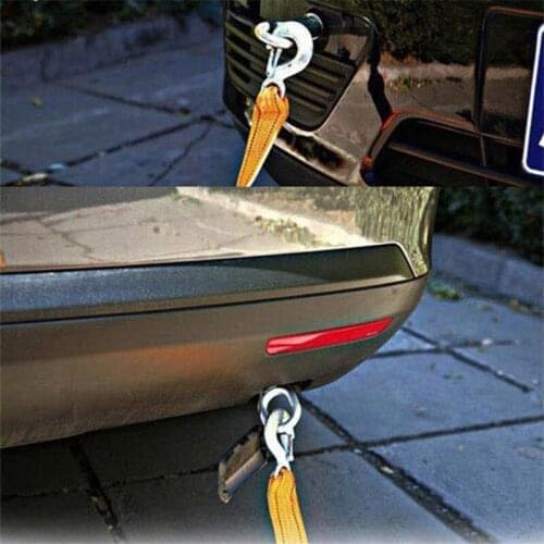 4M heavy-duty 3 ton car tow rope with hook road rescue is suitable for Honda Toyota Lexus Suzuki Nissan Infiniti FX-series