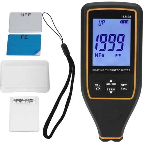 SW-6310A High Accuracy Digital Paint Coating Thickness Gauge Meter Measuring Tool for Car Laboratory Use