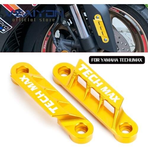 TMAX530 TMAX560 Front Axle Coper Plate Decorative Cover For YAMAHA TECH MAX 560 TECH MAX 2015-2020 2021 2022 TMAX SX DX NoLogo
