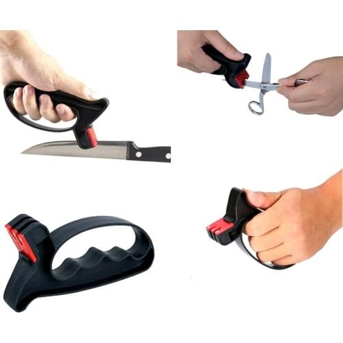 Sharpener for Knife and Scissors High-Quality and Durable Handheld Knife Sharpener with Sharp Blade Tool Sharpener