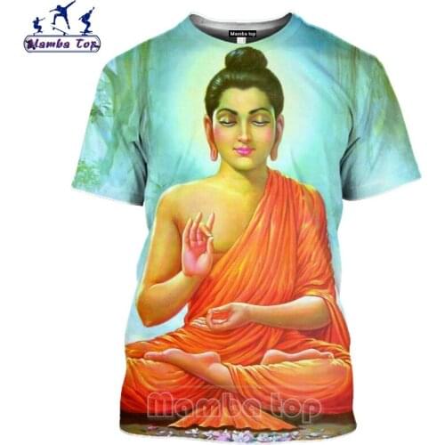Mamba top 2020 3D Color Print Buddhism T Shirt Women Sweatshirt Men Tshirt Religion Belief Mens T-shirts Holiday Unisex Clothes