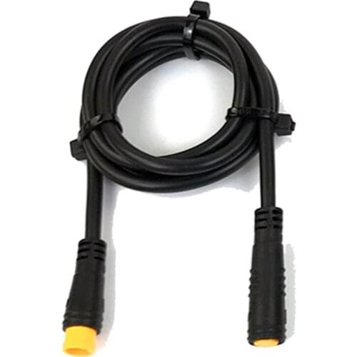 Electric Bicycle Extension Cable 3 Pin Male to Female Waterproof Cable Ebike Extension Cable Connector