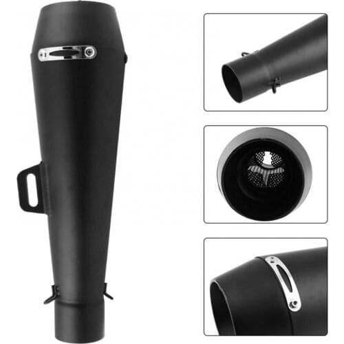 Motorcycle High Temperature Resistance Exhaust Muffler Pipe Caliber on 51 mm Exhaust Systems Car Exterior Accessories