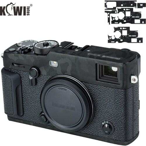 Anti-Scratch Camera Body Cover Film For Fujifilm X-Pro3 XPro3 Anti-Slide Grip Holder Skin Guard Shield 3M Sticker Shadow Black