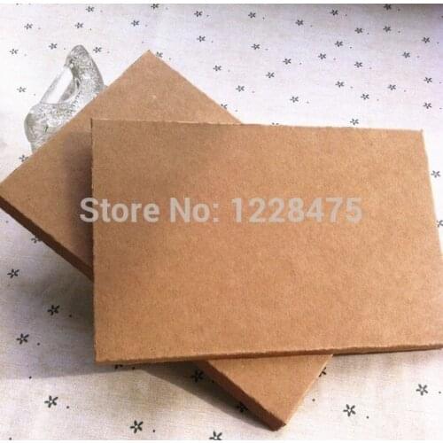 10Pcs/lot 155*102*5mm Vintage Craft paper Cardboard DIY Multifunction Blank packing box for Postcard packing case clean up box