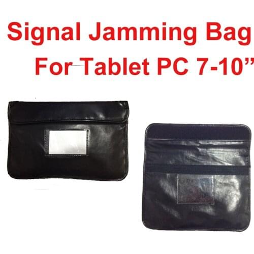 14pcs Anti-Scan Card PU pouch for phones / 7-10" tablet pc w/ function signal radiation blocker bag safety radiation jammer bag
