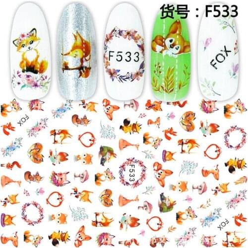 3D Nail Sticker Cartoon Magic Girl Slider Nails Art Decoration Wraps Decals Cute Design Adhesive Manicure Tips Stickers Pegatina
