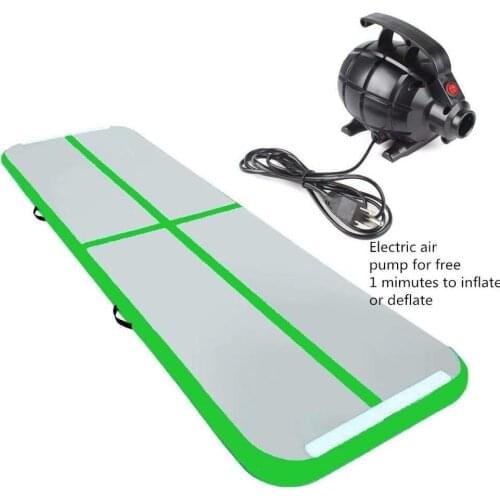 Free Shipping 3m 4m 5m Inflatable Gymnastics Mattress Gym Tumble Airtrack Floor Tumbling Air Track Electric Air Pump For Sale
