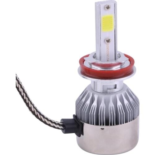C9 2 x H8/H9/H11 COB Led Beam 72W 6000K/White Replacement Running Lights Fog Headlight Driving Bulb