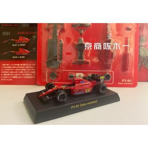 1/64 KYOSHO FERRARI F1-91 LATE VERSION Alesi #28 Collection die-cast alloy assembled formula one F1 racing car models
