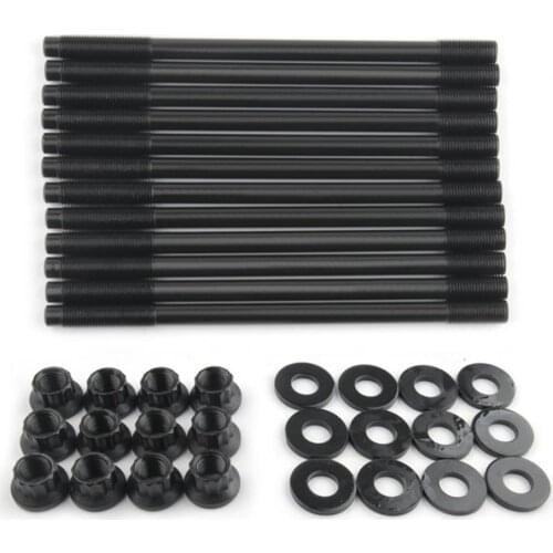 1 Set Head Stud Kit Thread Stable Cylinder Head Hardware Kits 260-4701 Cylinder Head Gasket Nuts for Subaru Impreza WRX EJ20 EJ2