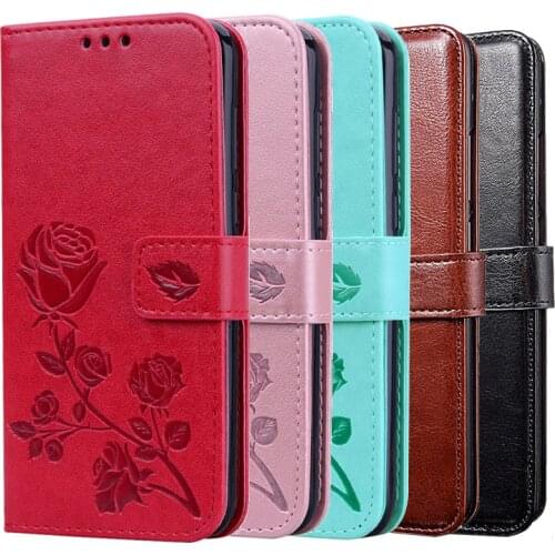 Good quality Leather Wallet Stander Coque Cover for Alcatel 1 1C 1X 1S 1V 5033D 5009D 5003D 5059D 5008Y 5024D Flower Case