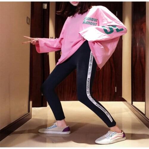 Women Pants Spring and Autumn Black Leggings Women Wear nice-cent thin high-waist stretch skinny Woman trousers Polyester