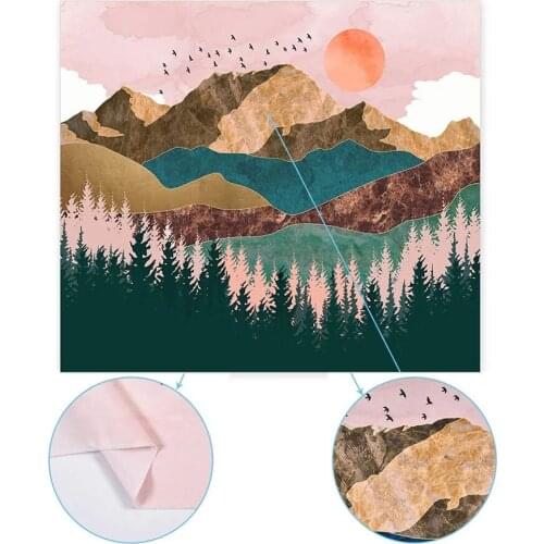 Best Selling Art Tapestry Mountain Tapestry Wall Hanging Tapestry Wall Blanket Home Art Decoration Backdrop Wall