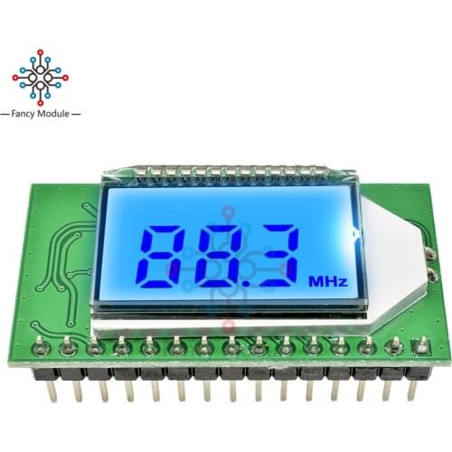 FM Radio Transmitter/Receiver Module PLL LCD 87-108MHZ Wireless Microphone Stereo Board Digital Noise Reduction