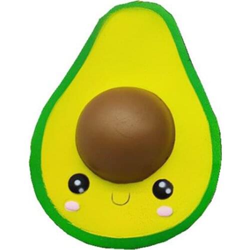 Squishy Avocado Fruit Kawaii Squeeze Toys Simulated Phone Straps Slow Rising Charms Scented Gifts Toys Stress Reliever Fun