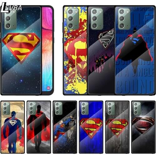 NEW 52 Super Hero Man For Samsung A70 A50 A40 A30 Note 20 10 9 8 Ultra Lite Plus Tempered Glass Phone Case