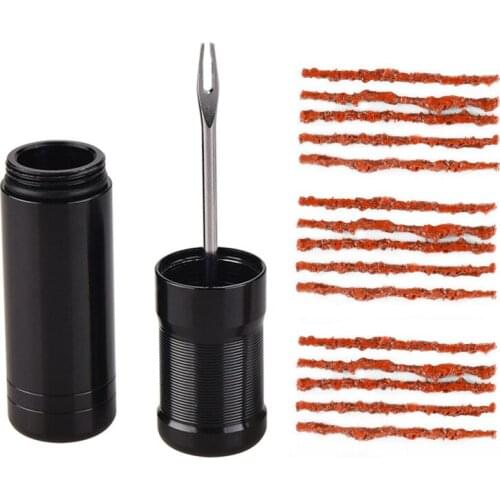 Deemount original Bicycle Tubeless Tire Repair Tool Tyre Drill Puncture for Urgent Glue Free Repair Optional Rubber Stripe