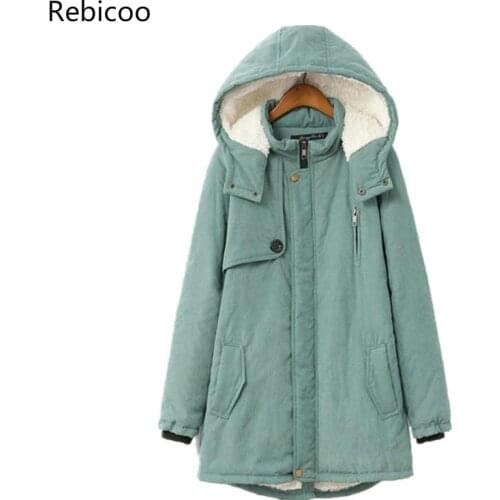 Plus Size Women Winter Jackets Cotton Padded Female Version Long Section Cashmere Coat Winter Jackets